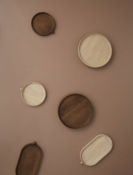 Inka Houten Dienblad Rond - Klein