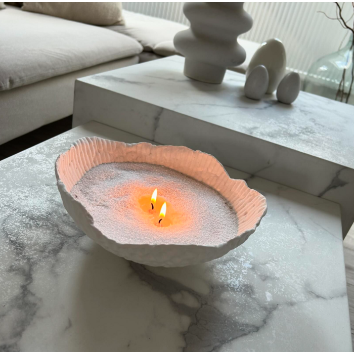 Kaars korrels - Sand geurloos (Refill-kit)